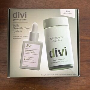 Divi Growth Care Hair Serum And Hair Vitamin Bundle